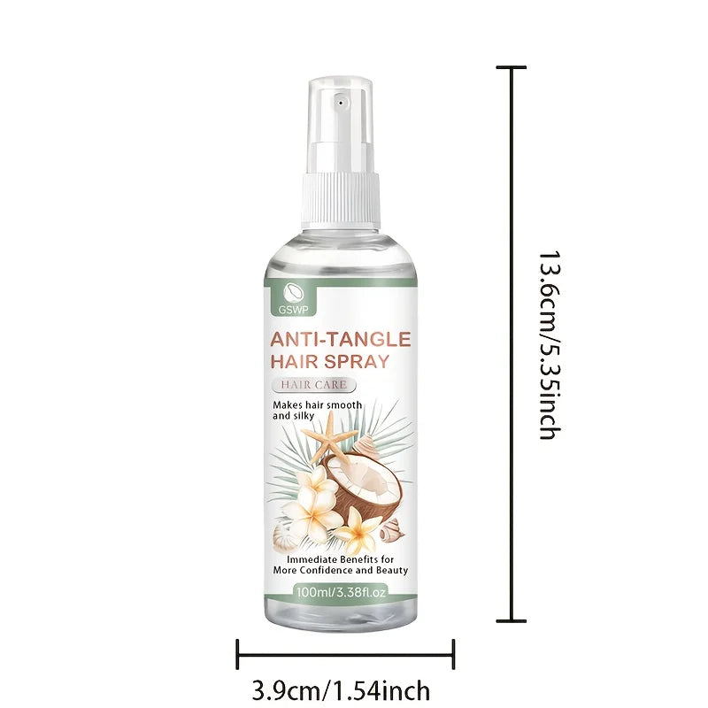 Anti-Tangle Hair Spray - Smoothing & Moisturizing Detangler 100ml - Hair Care