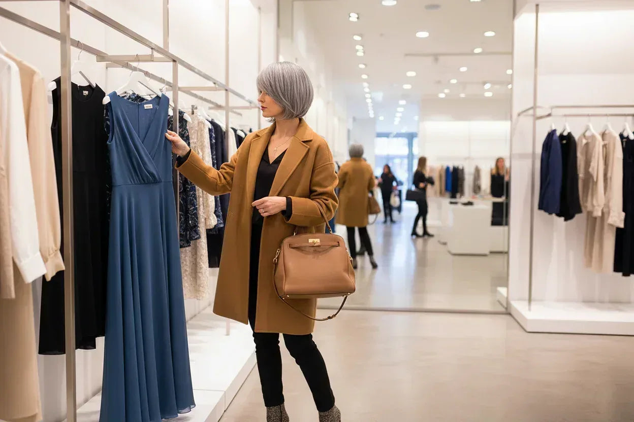 HAIRJOY Synthetic Hair Wig Short Grey Wig for Women -