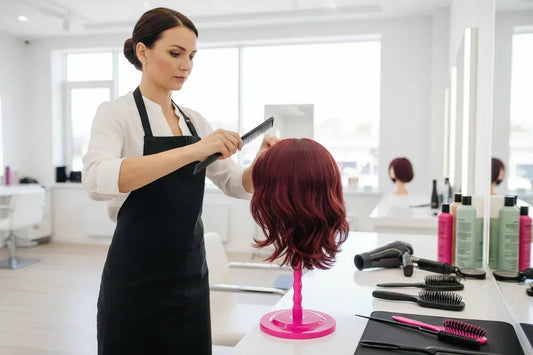 Mushroom Wig Stand Salon