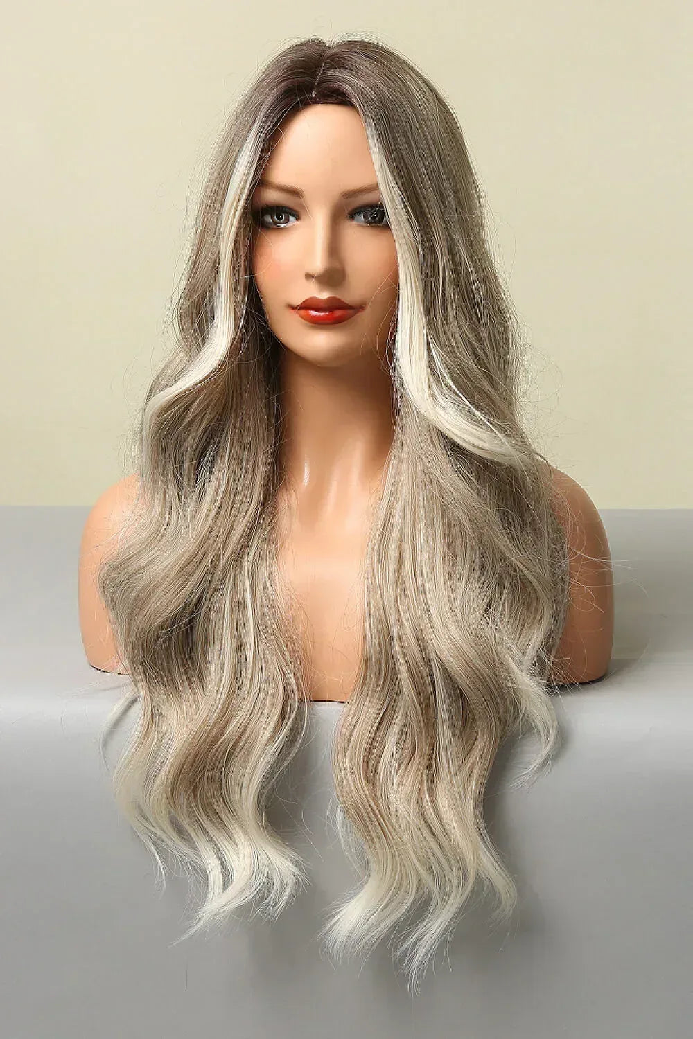 26'' Full Machine Made Long Wave Synthetic Wig - 