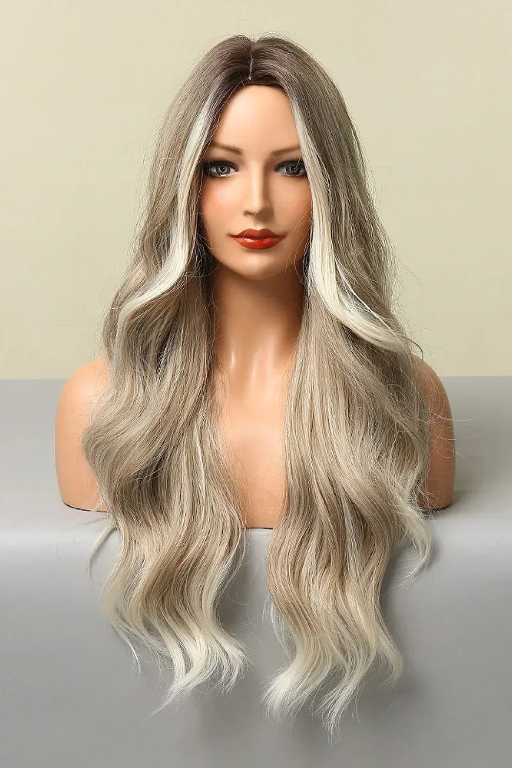 26'' Full Machine Made Long Wave Synthetic Wig - 