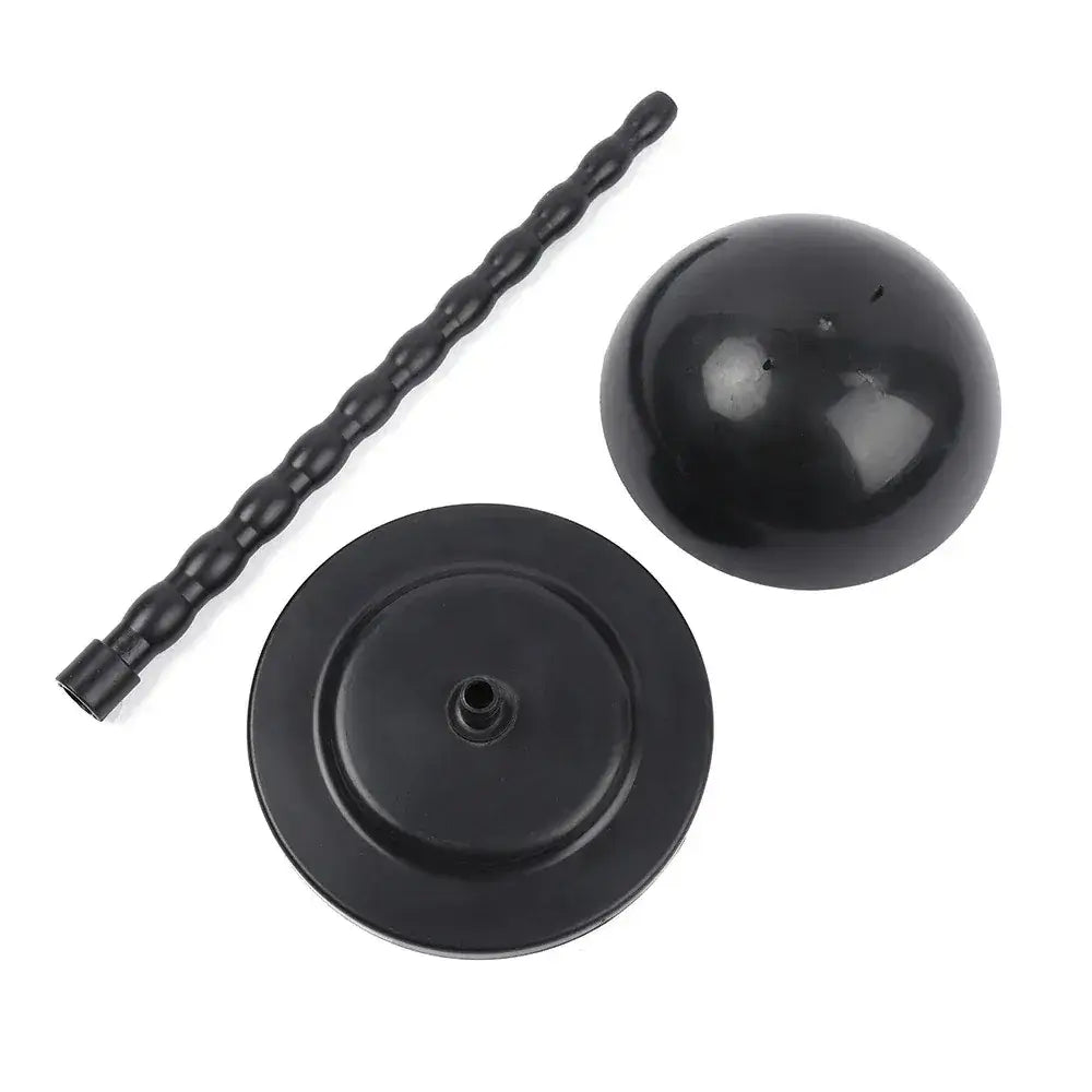 Wig Stand Portable Holder - Mushroom Top Plastic Folding Stable Durable Hair Display Holder for Styling Wigs and Toupee - 