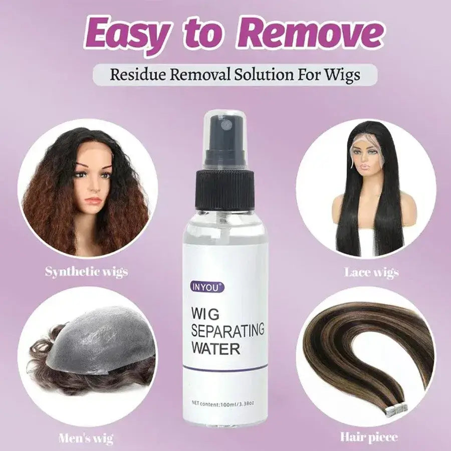 Wig Separating Water for Biological Scalp Clumps Wig And Film Glue Separation Tool - 