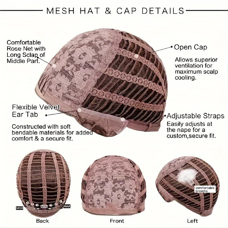 Ombre Bob Wig - Stylish Middle Part Synthetic Hair for Cosplay, Parties and Daily Wear - Brown / 12inches