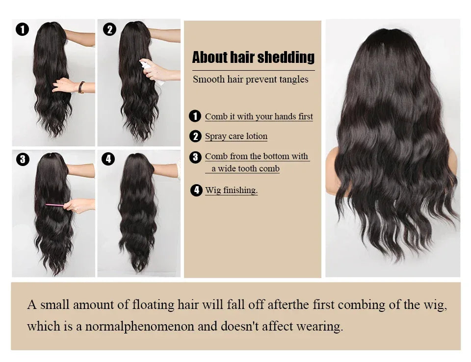 Ombre Blonde Bob Wig for Women - Short Straight Synthetic Hair with Brown Blonde Highlights for Cosplay and Daily Wear - Wig LC2099-1