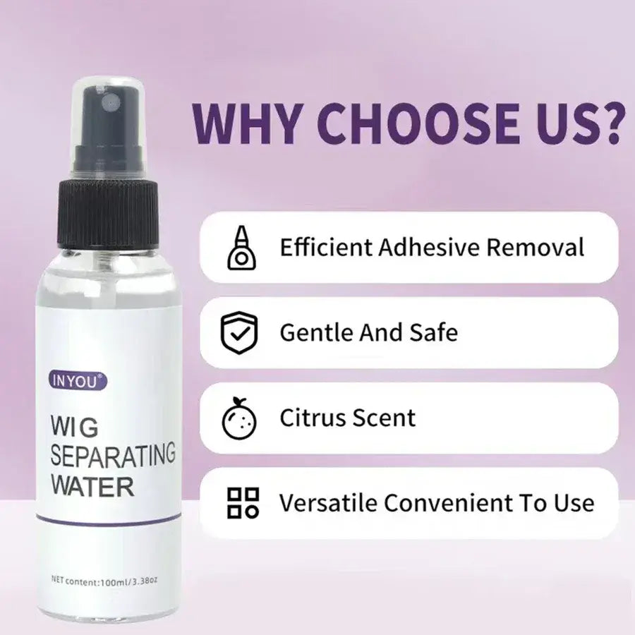 Wig Separating Water for Biological Scalp Clumps Wig And Film Glue Separation Tool - 