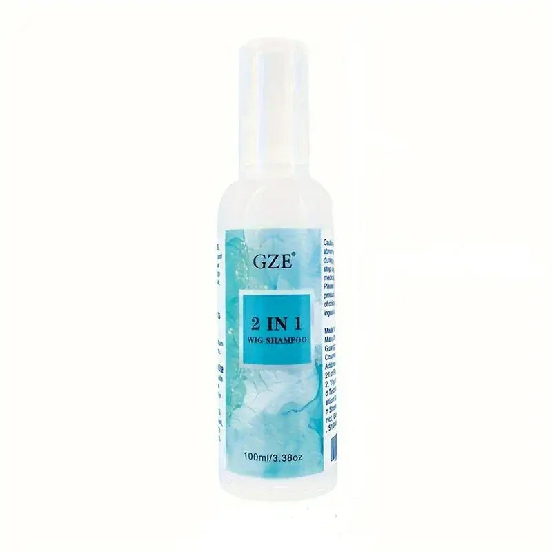 GZE Wig Shampoo for Synthetic Hair - 2 IN 1 Deep Cleansing, Soak & Rinse, Moisturizes and Revitalizes - 