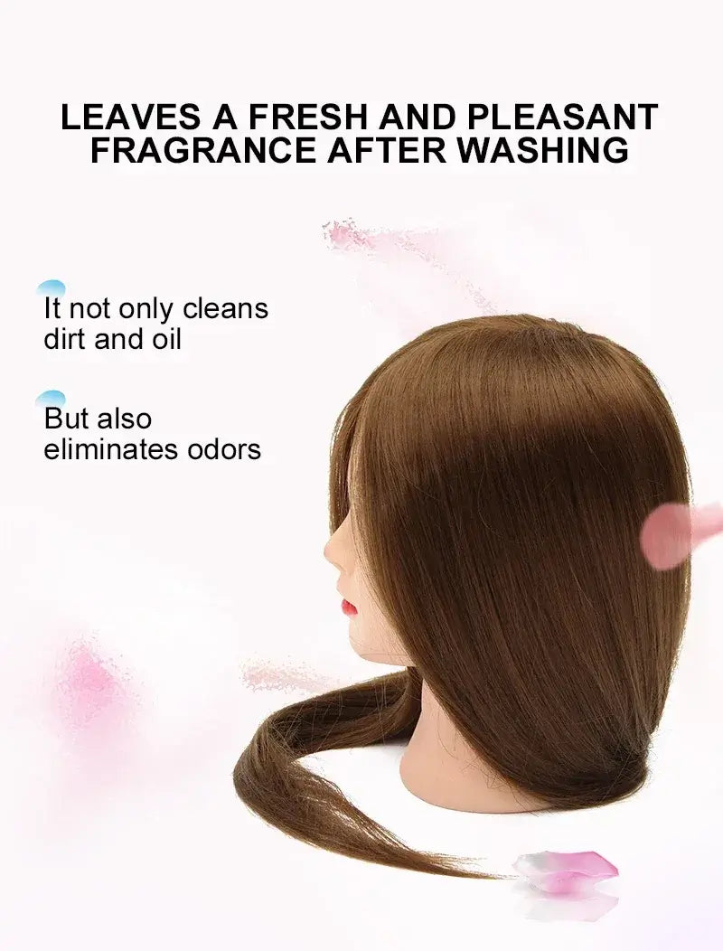 PURC 2-IN-1 Professional Sulfate-Free Wig Shampoo for Synthetic & Human Hair - Moisturizing Cleanser with Long-Lasting Fragrance - 