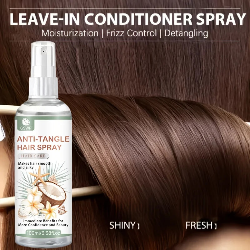 Anti-Tangle Hair Spray - Smoothing & Moisturizing Detangler 100ml - Hair Care