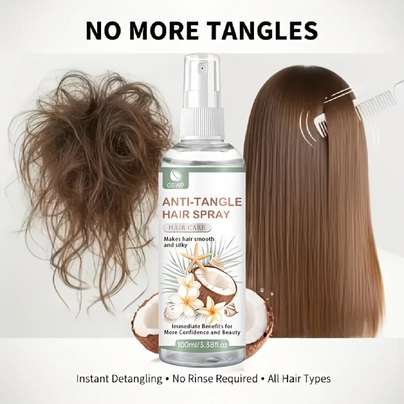Anti-Tangle Hair Spray - Smoothing & Moisturizing Detangler 100ml - Hair Care