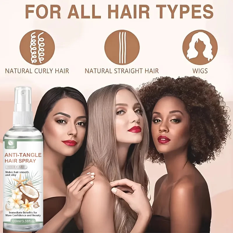 Anti-Tangle Hair Spray - Smoothing & Moisturizing Detangler 100ml - Hair Care