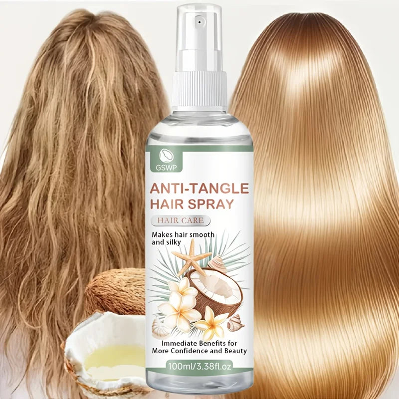Anti-Tangle Hair Spray - Smoothing & Moisturizing Detangler 100ml - Hair Care