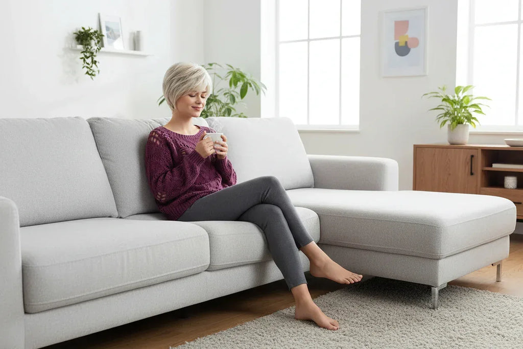 Short Gold Gradient Elf Wig - Layered Synthetic Cosplay Wig for Daily and Party Use with Accessories - 