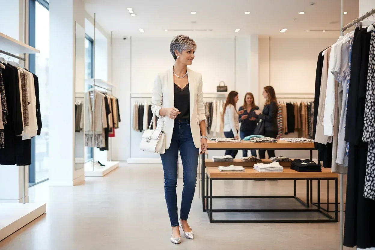 Light Gray Pixie Wig Shopping