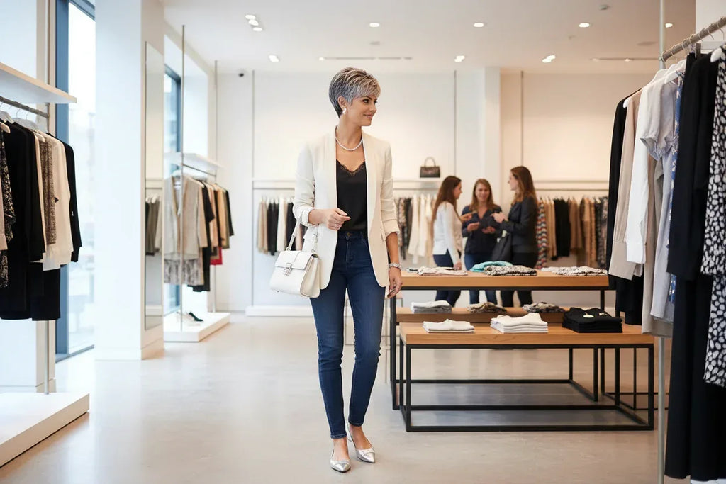 Light Gray Pixie Wig Shopping