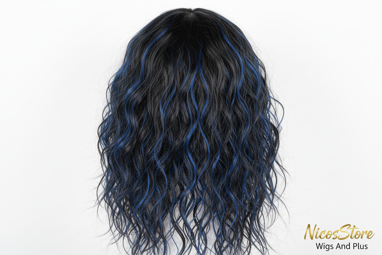 Gothic wig - wild wavy