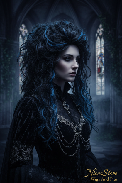 Gothic portrait - dramatic lighting