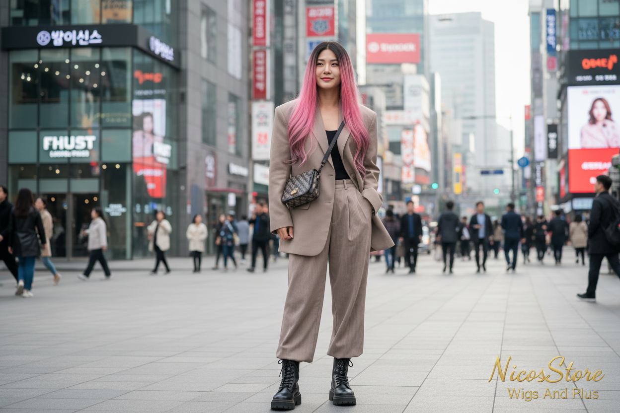 Gangnam - ombre fade la tips