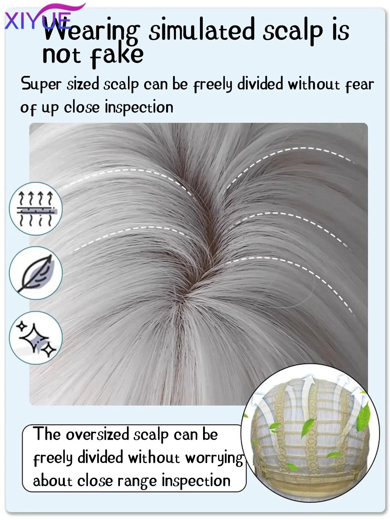 Premium White Long Straight Wig with Bangs - Cosplay & Party - White