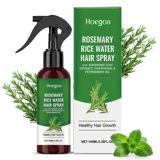 Rosemary Rice Water Hair Growth Spray - Biotin & Peppermint Scalp Treatment - 1pc - Hair Care