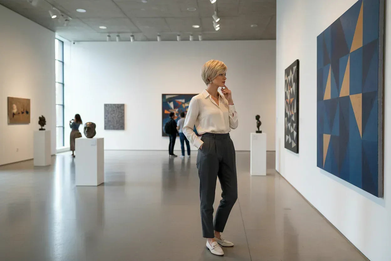 Short Gold Gradient Elf Wig - Layered Synthetic Cosplay Wig for Daily and Party Use with Accessories - 