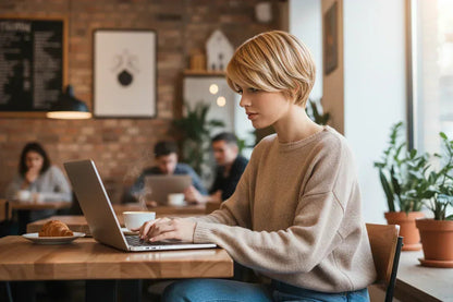 Short Gold Gradient Elf Wig - Layered Synthetic Cosplay Wig for Daily and Party Use with Accessories - 