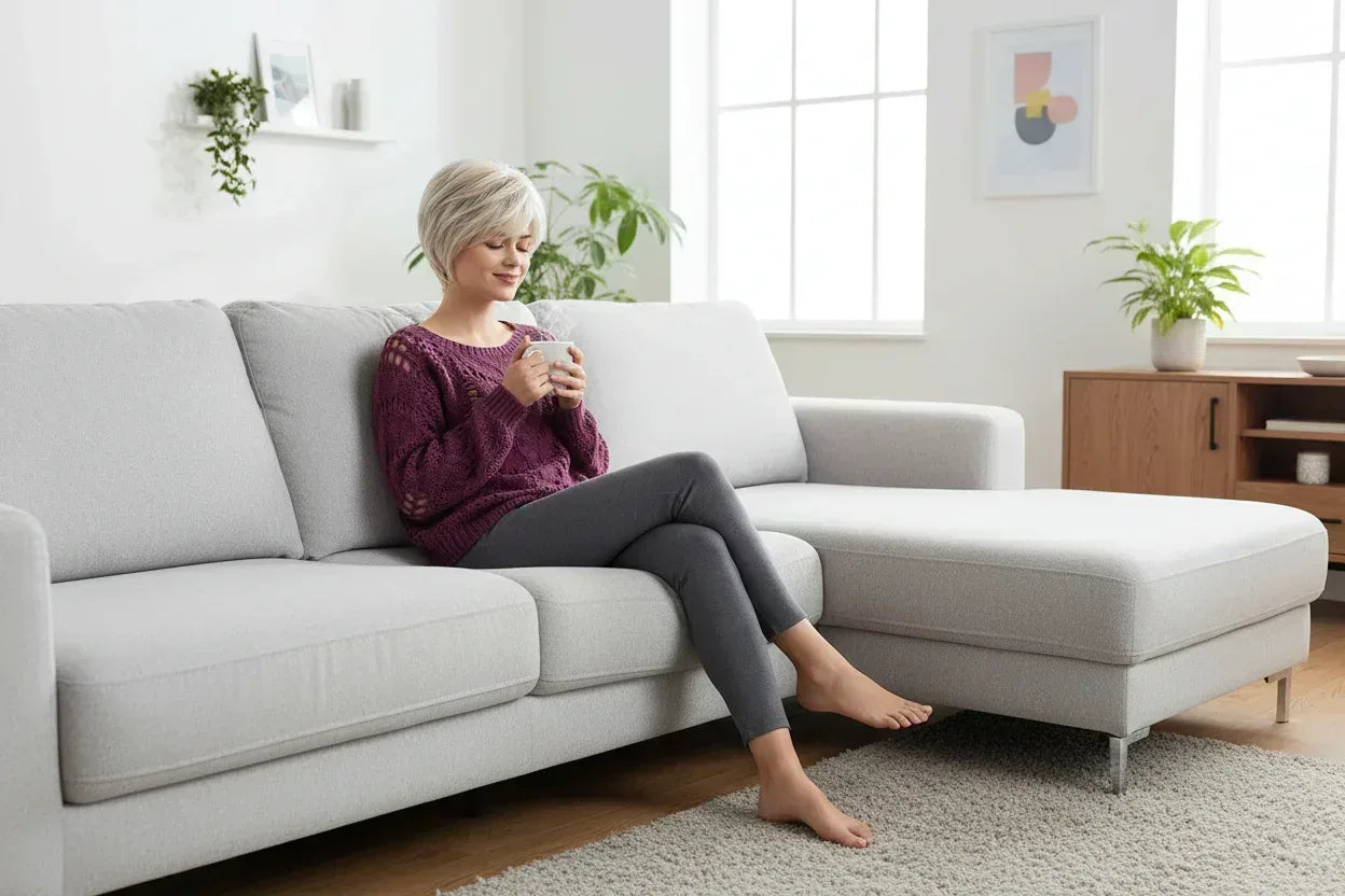 Short Gold Gradient Elf Wig - Layered Synthetic Cosplay Wig for Daily and Party Use with Accessories - 