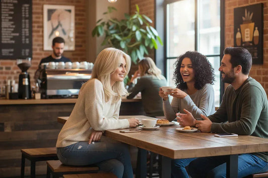 Women's Synthetic Blonde Wig - Medium Straight Hair for Everyday Dress Accessories - 